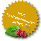 15 Gratisminuten sichern